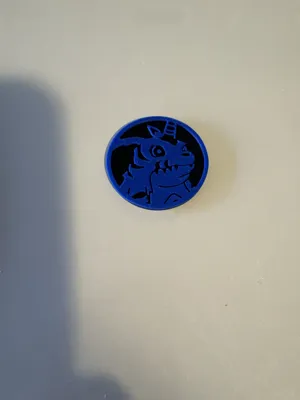 Gabumon Digimon Coin by Kryator - MakerWorld