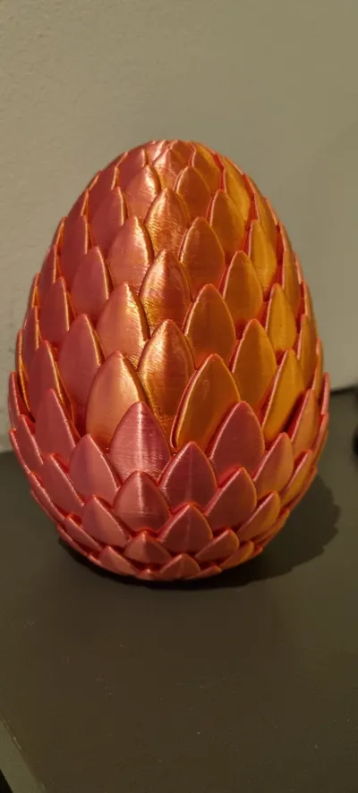 Dragon Egg (Hidden Seam) - Free 3D Print Model - MakerWorld