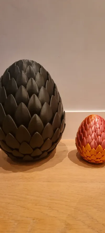 Dragon Egg (Hidden Seam) - Free 3D Print Model - MakerWorld