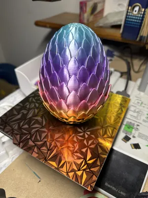 Dragon Egg (Hidden Seam) - Free 3D Print Model - MakerWorld