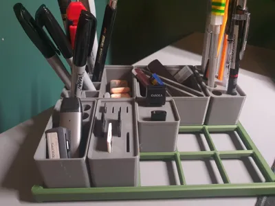 Gridfinity Desk Organizer System - Deskfinity by ethanthompson ...