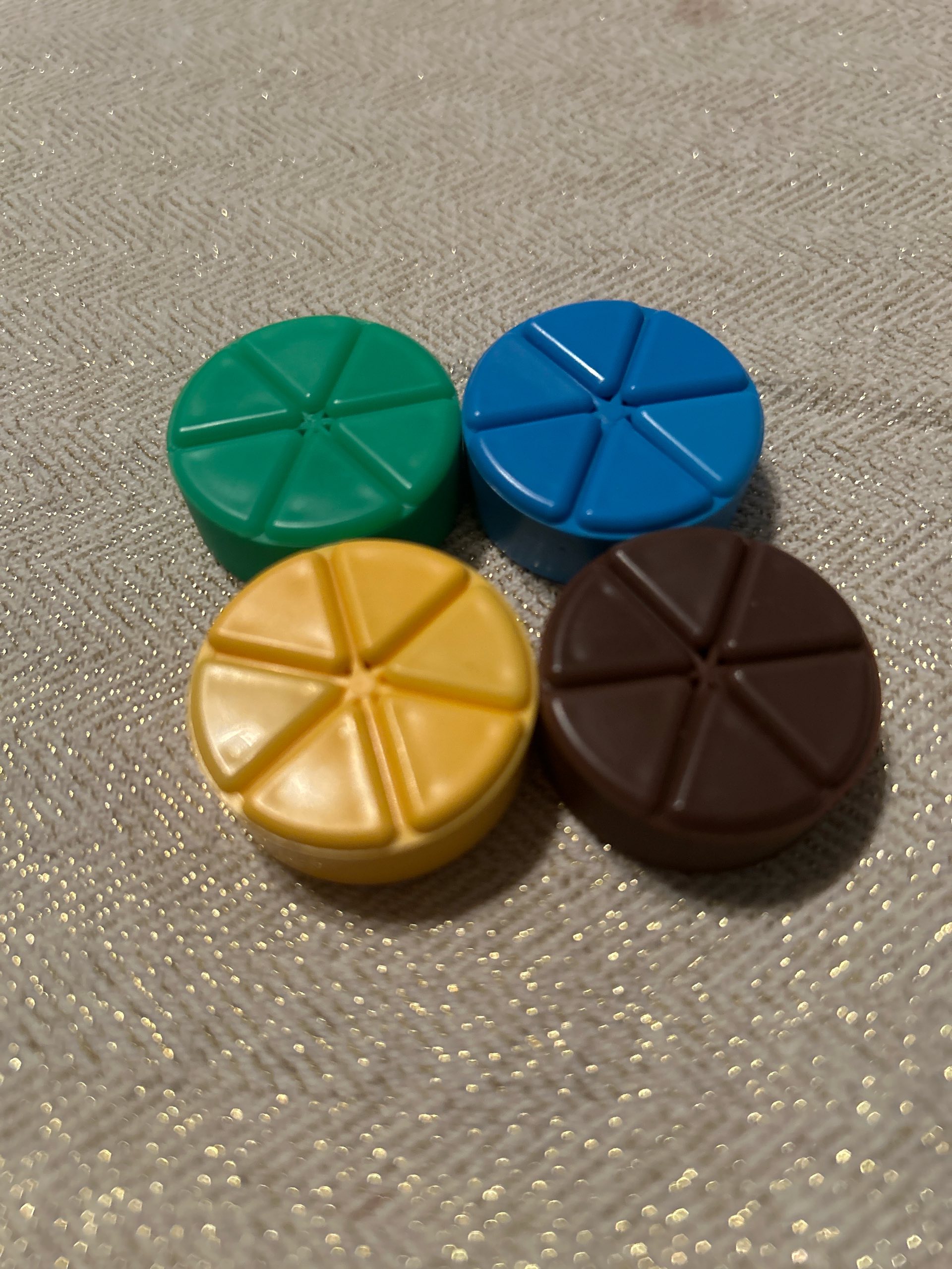 Pièces De Remplacement Pour Trivial Pursuit - Imprimées En PLA, Multicolores - Pour 8 Joueurs Et Plus