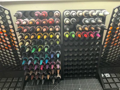 Monument Hobbies ProAcryl Paint Storage v2 Remixed by stuart.geake ...