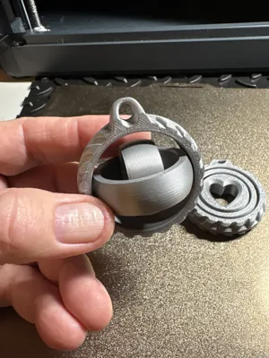 Gyroscopic Keychain Gyroscopic Keychain Spinners by squinn MakerWorld: Download Free 3D Models