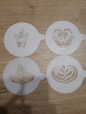 Perfect Latte Art Stencil by Perfect Prints - MakerWorld