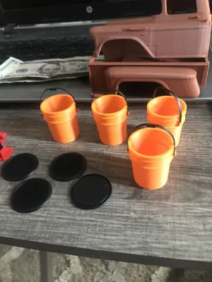 1/10 scale bucket with lid and handle by RCFX MakerWorld: Download Free ...