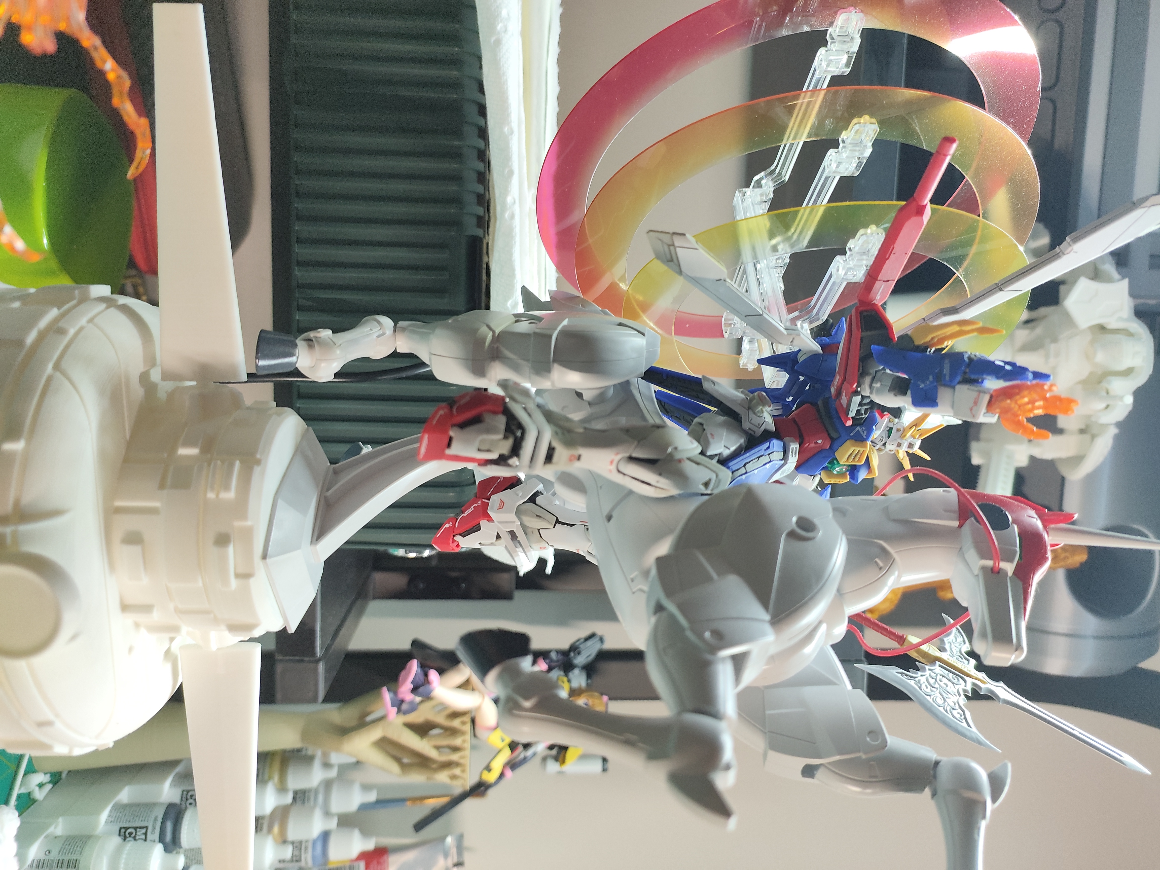 大仏モグラページ (スタンド) G Gundam Ring Stand HG 1/144 by Velent MakerWorld: Download