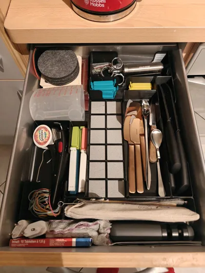 Gridfinity Kitchen Drawer (Parametric) - Free 3D Print Model - MakerWorld