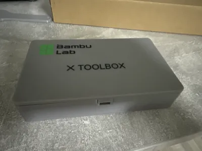 Bambu X1/P1 Tool Box V2 (No Supports, No Hardware, Hinged, with Latch ...