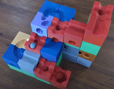 [EXTRA] Modular Marble Run – Stack, Build, Action by Henning - MakerWorld