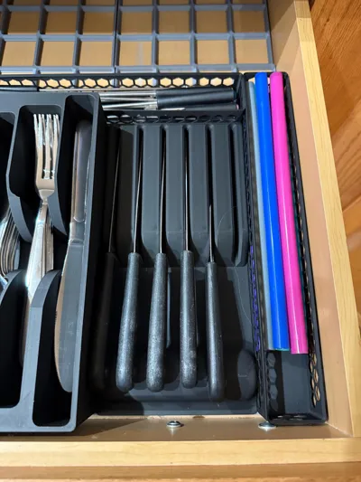 Gridfinity Steak Knife Organizer by zekesnack MakerWorld: Download Free ...