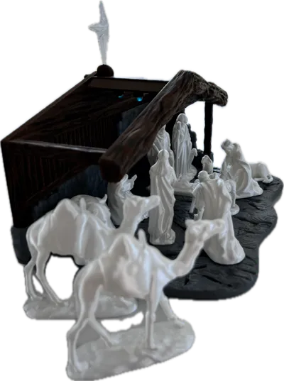 Nativity Modelbase Build your own...Nativity Scene! Diorama Base Mesh by TomBarry ...