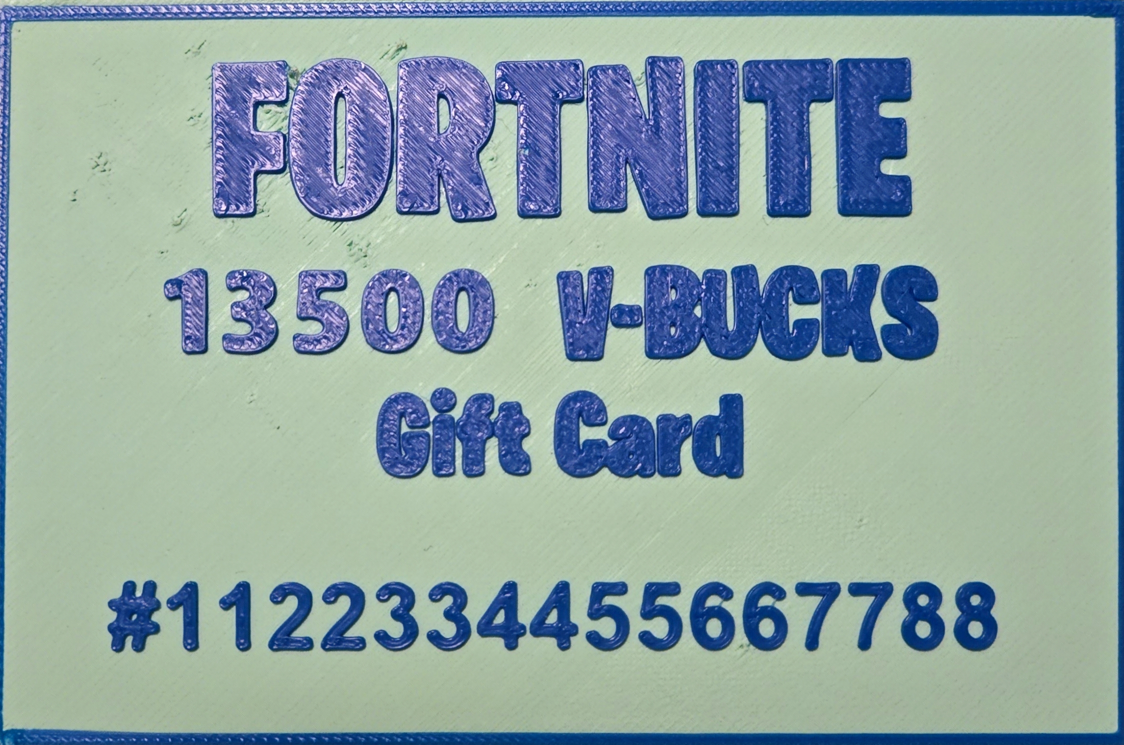 Fortnite V-Bucks Gift card by Kidd MakerWorld: Download Free