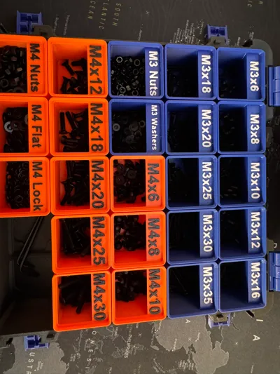 Gridfinity Boxes with Customizable Labels by noxx - MakerWorld