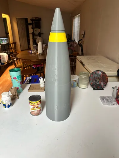 M107 155mm Artillery shell by Filaments and Freeways MakerWorld ...