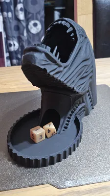 Alien Dice Tower - Free 3D Print Model - MakerWorld