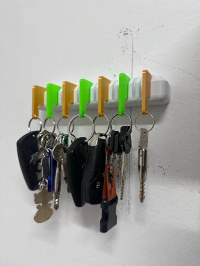 Modular Keychain Modular Keyrack Keychain – SKLØTTLINE - Free 3D Print Model - MakerWorld