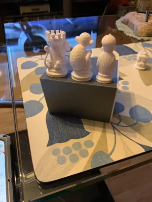 Monkey Chess Set Monkey Chess Set by Rothgar319 MakerWorld: Download Free 3D Models