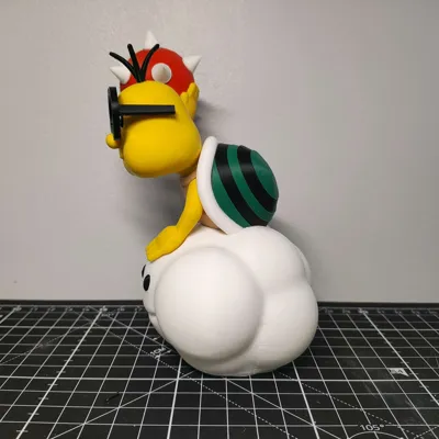 cloud with fishing pole super mario Lakitu 4