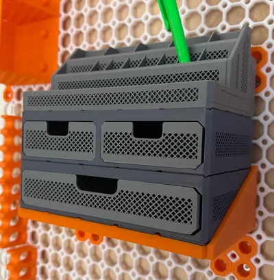 Gridfinity X Multiboard ULTRASTRONG shelf 6X3 by mrmakas MakerWorld ...