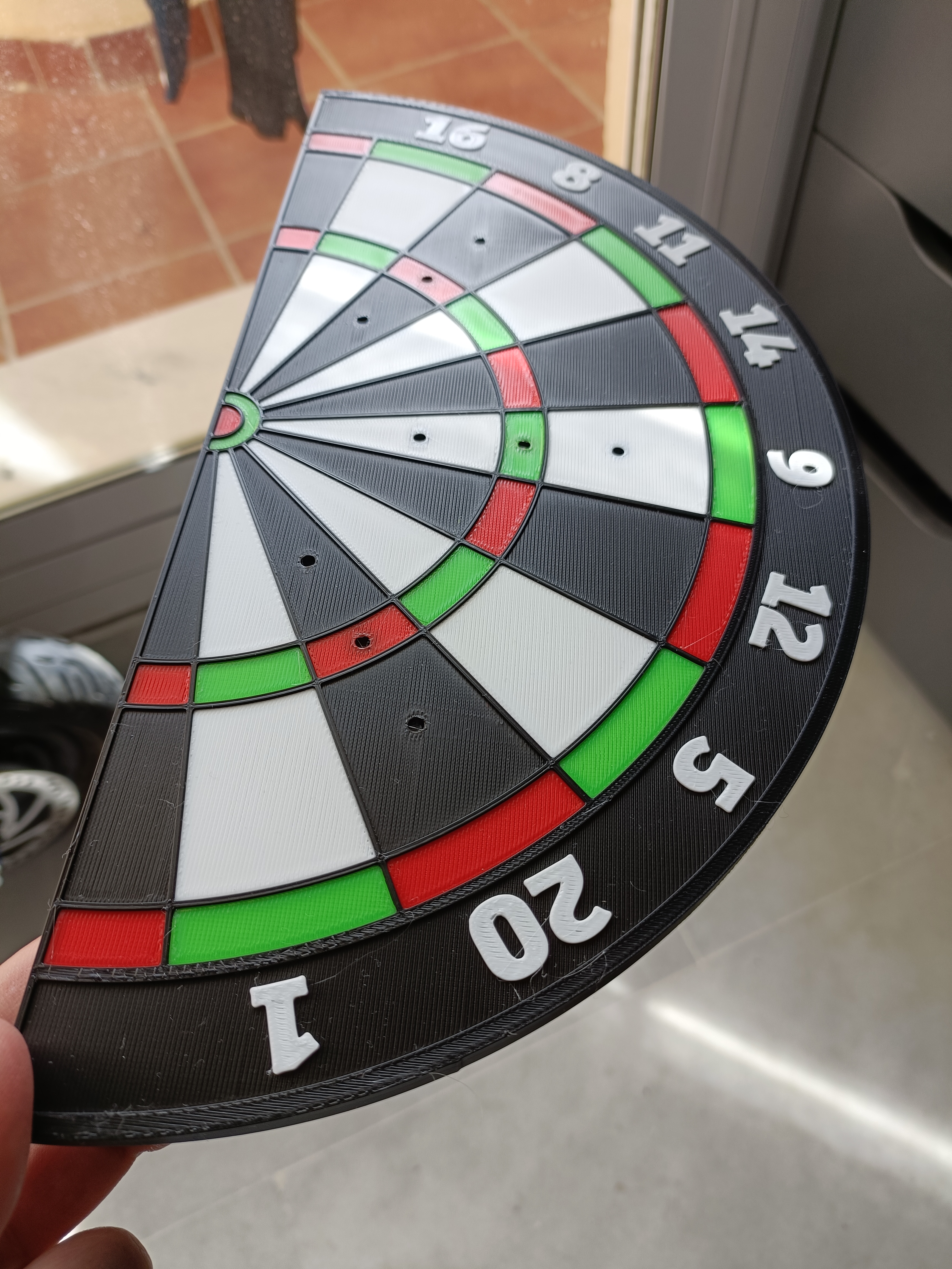 Supporto da parete per freccette a 9 slot, adatto per soggiorno/camera