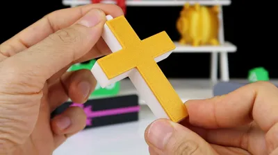 Thanos Cross with hidden box from Squid Game 2 by Luciffer Chong