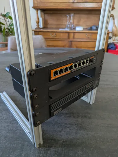 910 Inch Rack 10-inch rack for Lenovo ThinkCentre M910 by Michi12 - MakerWorld