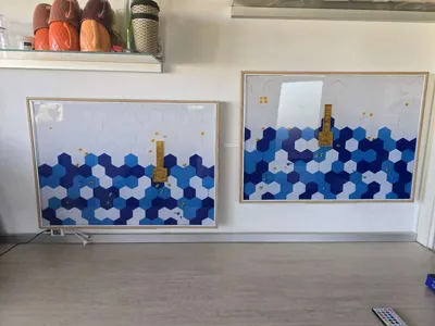 Hexagon Wall Art - Art - PLA - 3D printed product - фото 18
