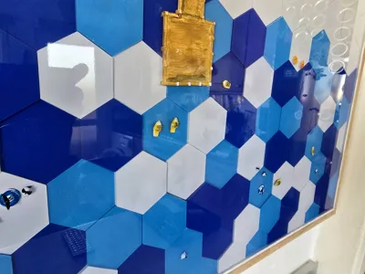 Hexagon Wall Art - Art - PLA - 3D printed product - фото 15
