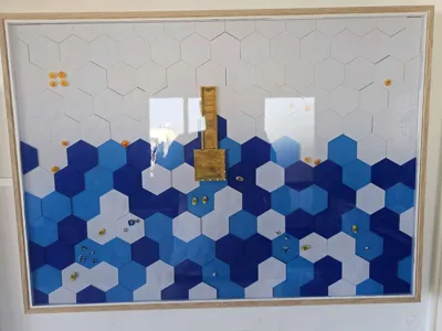Hexagon Wall Art - Art - PLA - 3D printed product - фото 17