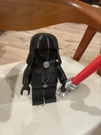 Spaceballs Dark Helmet Big Brick Figure (6:1) by robert3433 MakerWorld ...