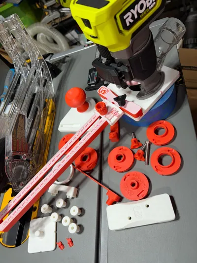 RouterPack Compact router Base Plate - Free 3D Print Model - MakerWorld