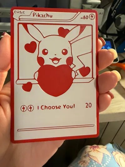 i choose you pokemon card valentines Pokemon Pikachu 'I Would Still Choose You!' Valentine's Day Card – Danilo  Promotions