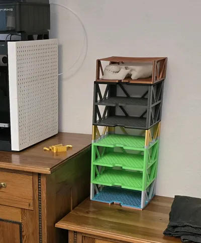 Stackable Filament Storage Rack - 3D Printers - PLA - 3D printed product - фото 24