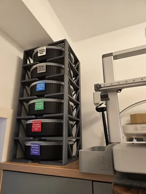 Stackable Filament Storage Rack - 3D Printers - PLA - 3D printed product - фото 21