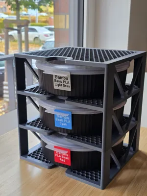 Stackable Filament Storage Rack - 3D Printers - PLA - 3D printed product - фото 18