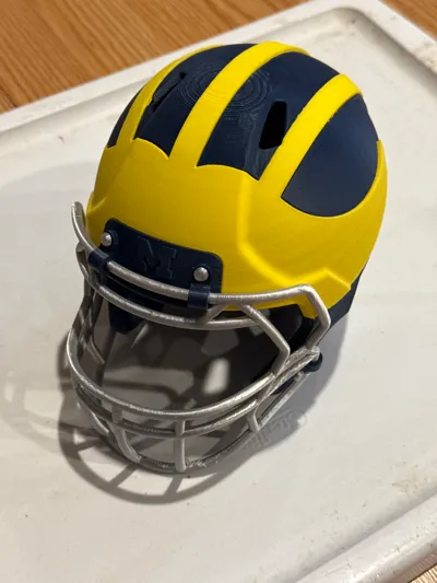 Michigan Wolverines Football Helmet by animuL67 MakerWorld: Download ...