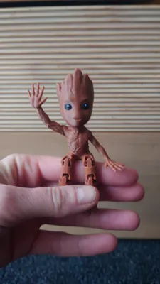 Simple Groot Custom Articulated Groot | Simple No Support Flexible - Free 3D Print Model ...