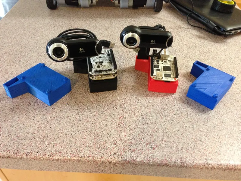 BeagleBone + Webcam holder for OpenROV