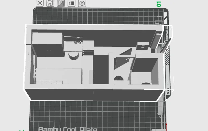 Model house studio type