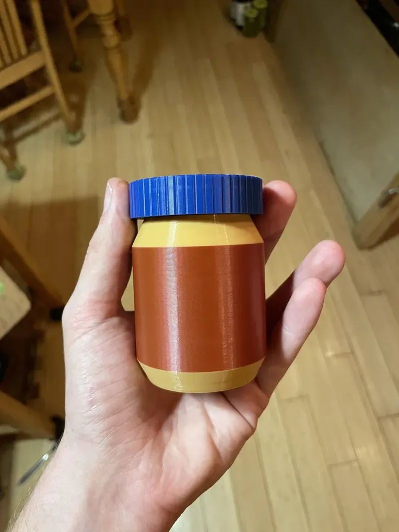 peanut butter jar secret container