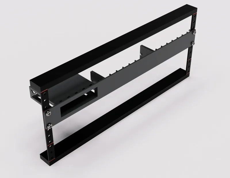 Rack mount network switch bracket