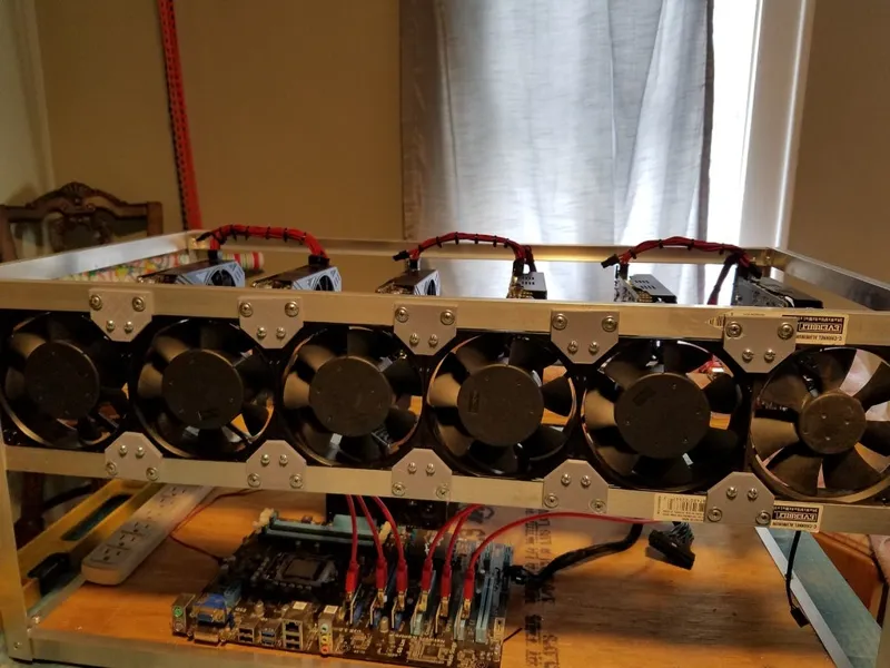 Mining Rig Fan Joiner Brackets (See photo)