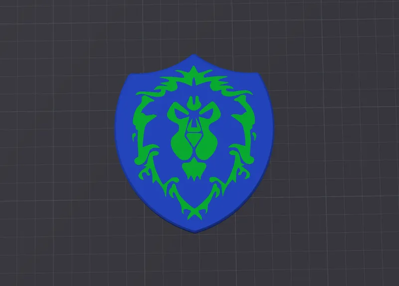World of Warcraft Alliance Shield Coaster (Multimaterial)