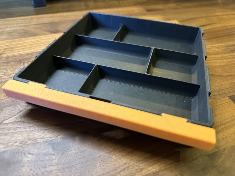 Configurable Handle for Catch-All Trays / Desk Organiser