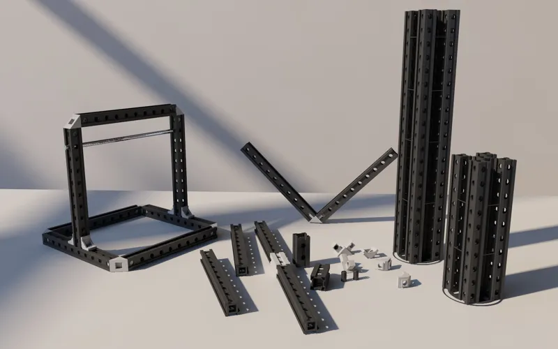 Z Profiles mounting/construction system (20x20mm)