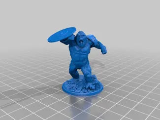 Gorilla With Shield 