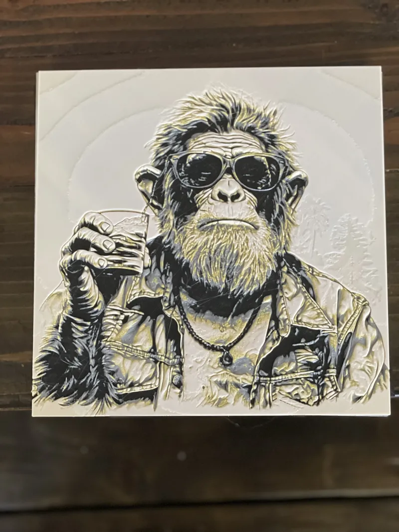 Tiki Drinking Monkey
