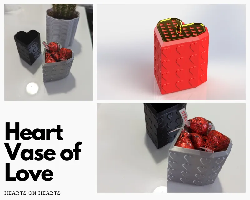 Heart Vase of Love