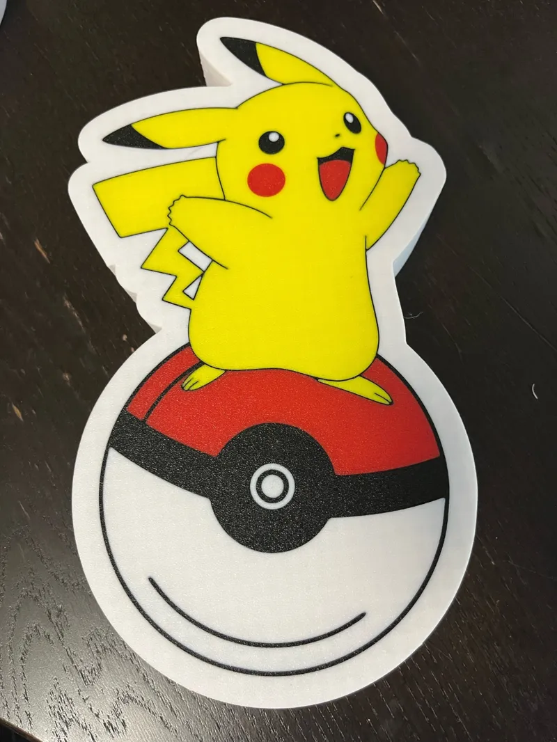 Pikachu and Ball Light Box